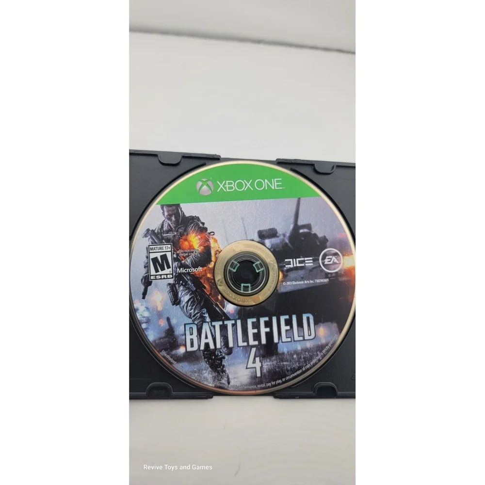 Battlefield 4 (Microsoft Xbox One, 2013) Disc Only Tested and Working Great Cond